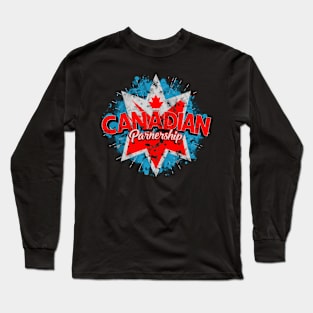 "Maple Unity - Canadian Partnership" Long Sleeve T-Shirt